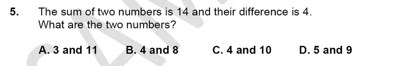 Question 5 - Alleyn’s School – 9 Plus Maths Sample Paper