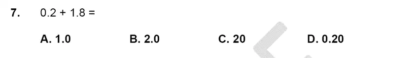 Question 7 - Alleyn’s School – 9 Plus Maths Sample Paper