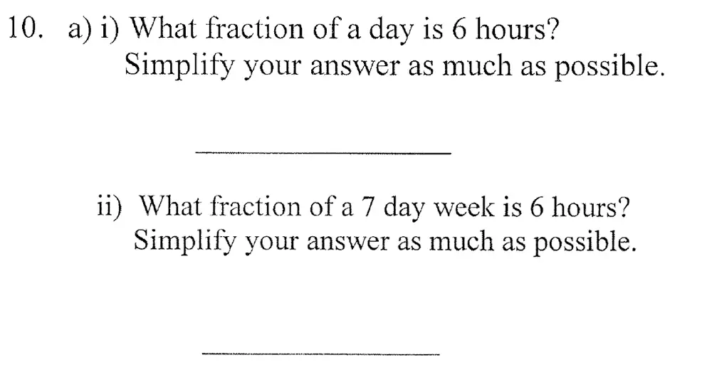 Question 13 - City of London School – 10 Plus Maths Practice Paper