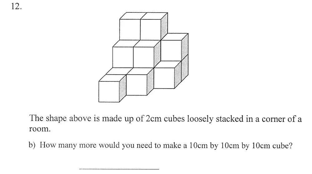 Question 17 - City of London School – 10 Plus Maths Practice Paper