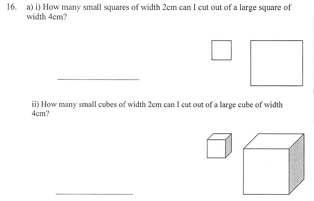 Question 21 - City of London School – 10 Plus Maths Practice Paper