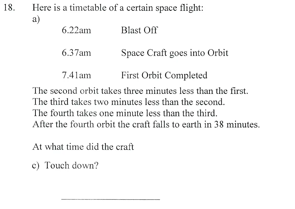 Question 25 - City of London School – 10 Plus Maths Practice Paper