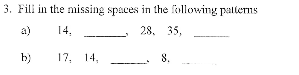 Question 3 - City of London School – 10 Plus Maths Practice Paper