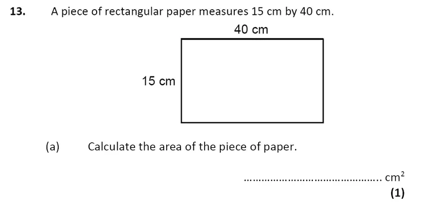 Question 15 - City of London School – 10 Plus Specimen Maths Paper