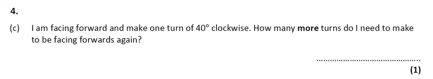 Question 5 - City of London School – 10 Plus Specimen Maths Paper