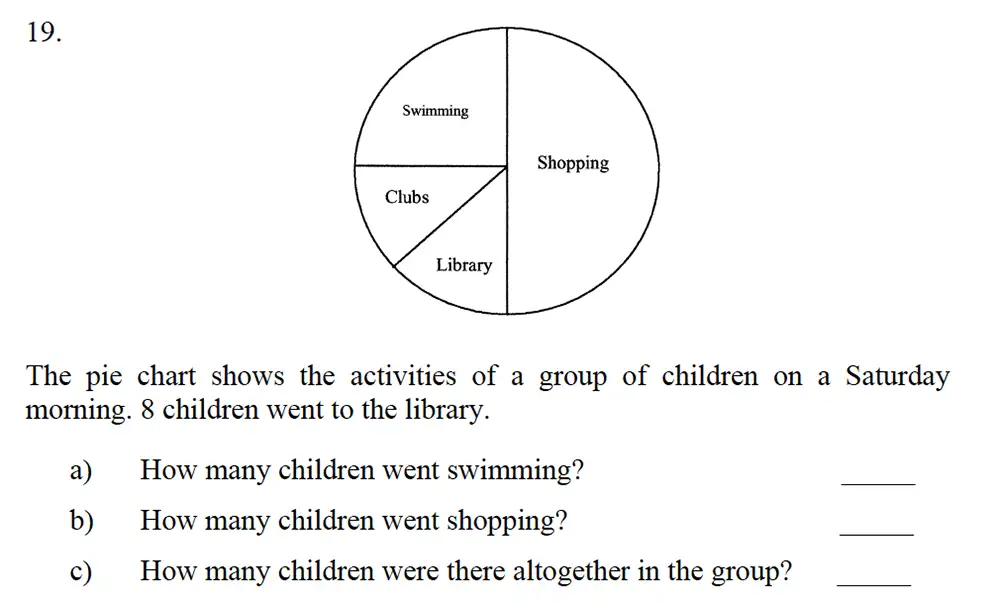 Question 21 - Emanuel School – 10 Plus Maths Entrance Exam Paper