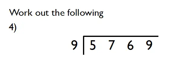 Question 4 - King’s College School – 10 Plus Maths Specimen Paper Group D