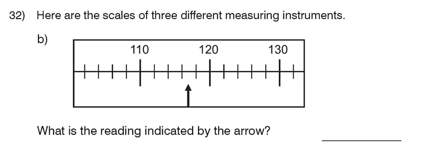 Question 33 - King’s College School – 8 Plus Maths Specimen Paper