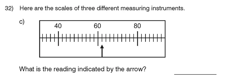 Question 34 - King’s College School – 8 Plus Maths Specimen Paper
