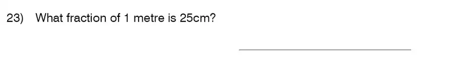 Question 23 - King’s College School – 9 Plus Maths Practice Paper 2014