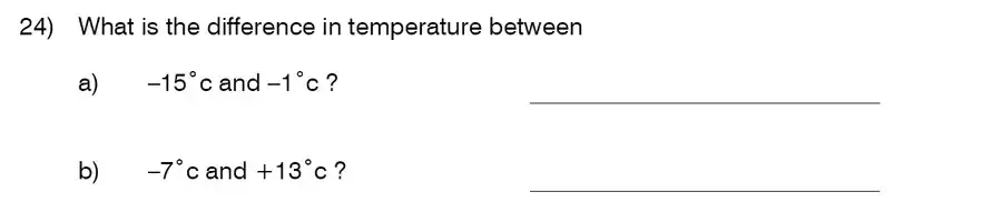Question 24 - King’s College School – 9 Plus Maths Practice Paper 2014