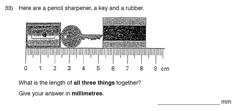 Question 34 - King’s College School – 9 Plus Maths Practice Paper 2014