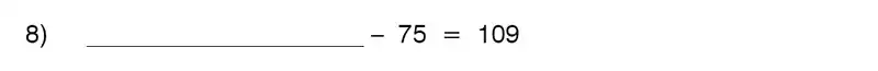 Question 8 - King’s College School – 9 Plus Maths Practice Paper 2014