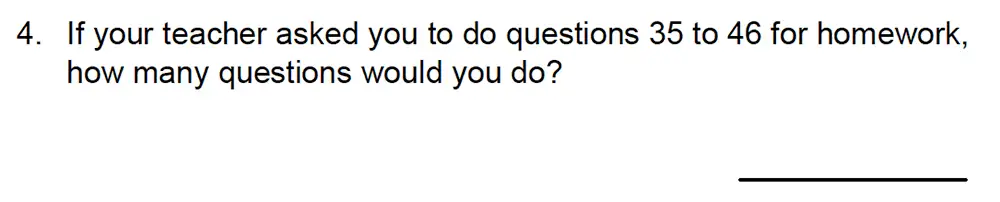 Question 4 - Kingston Grammar School – 10 Plus Maths Specimen Paper Deferred Entry