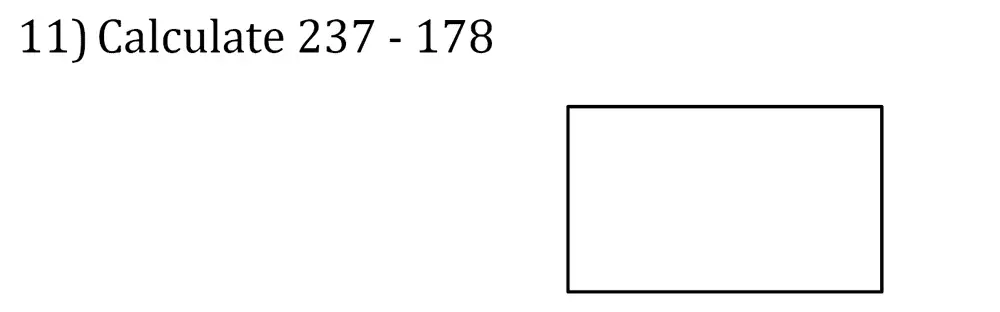 Question 11 - Magdalen College School – 8 Plus Maths Past paper