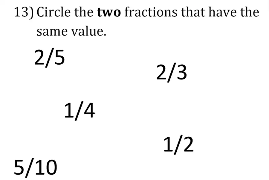 Question 13 - Magdalen College School – 8 Plus Maths Past paper