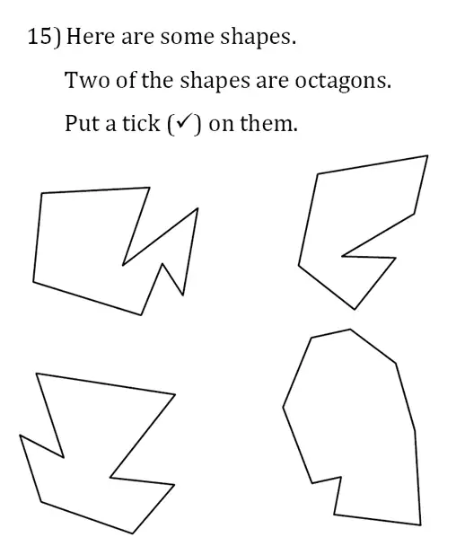 Question 15 - Magdalen College School – 8 Plus Maths Past paper