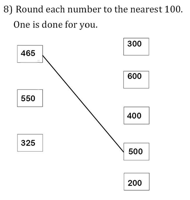 Question 8 - Magdalen College School – 8 Plus Maths Past paper