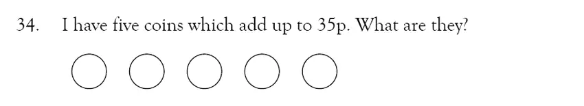 Question 31 - Magdalen College School – 9 Plus Maths Practice Paper