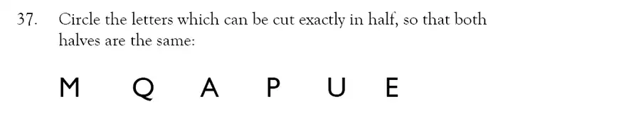 Question 34 - Magdalen College School – 9 Plus Maths Practice Paper