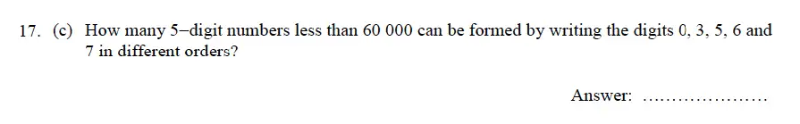 Question 23 - Oundle School – 9 Plus Maths Practice Paper 2012