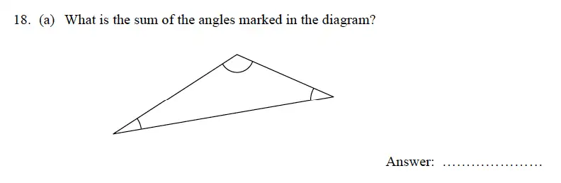 Question 24 - Oundle School – 9 Plus Maths Practice Paper 2012