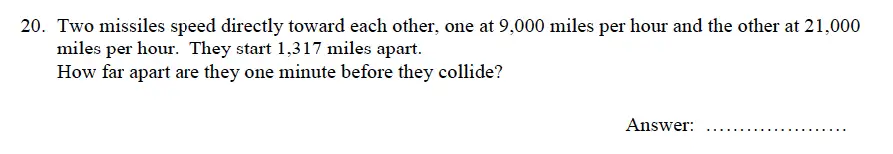 Question 27 - Oundle School – 9 Plus Maths Practice Paper 2012