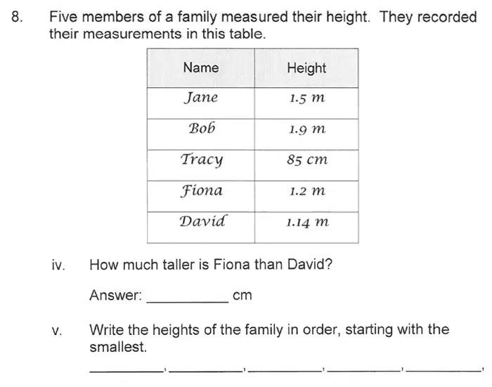 Question 12 - Solihull School – 10 Plus Maths Sample Paper 1