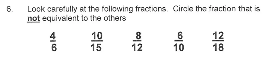 Question 8 - Solihull School – 10 Plus Maths Sample Paper 1