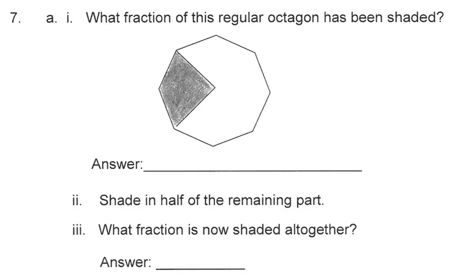 Question 9 - Solihull School – 10 Plus Maths Sample Paper 1