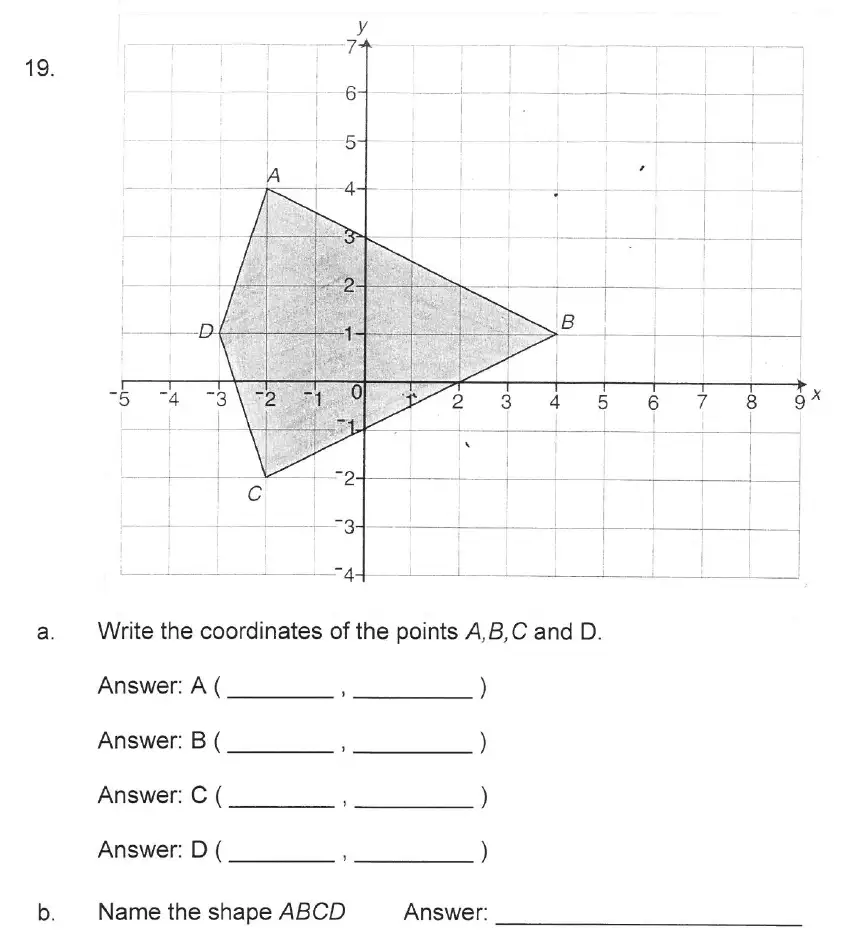 Question 19 - Solihull School – 10 Plus Maths Sample Paper 2