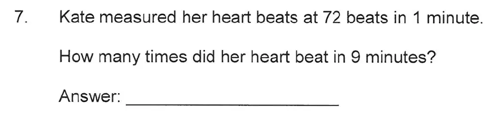 Question 7 - Solihull School – 10 Plus Maths Sample Paper 2