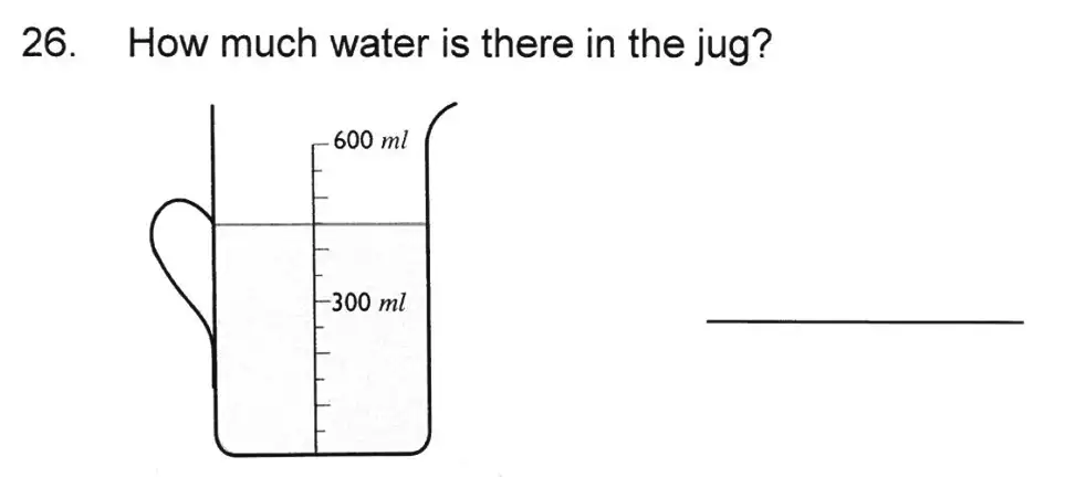 Question 26 - Solihull School – 8 Plus Maths Practice Paper 1