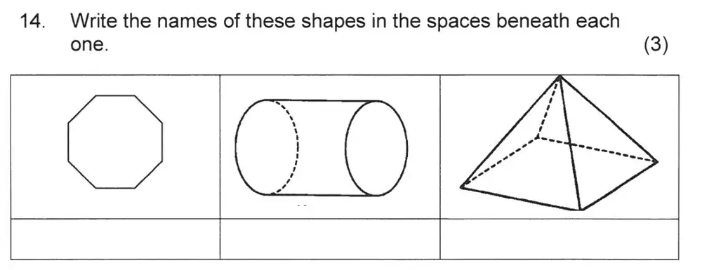 Question 16 - Solihull School – 8 Plus Maths Practice Paper 2