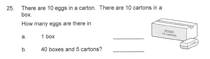 Question 29 - Solihull School – 9 Plus Maths Sample Paper 1