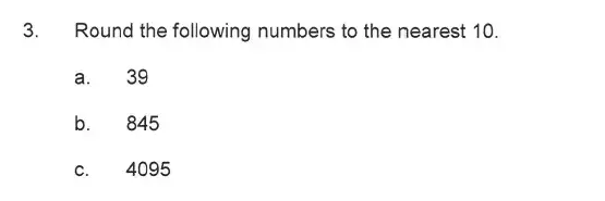 Question 3 - Solihull School – 9 Plus Maths Sample Paper 2