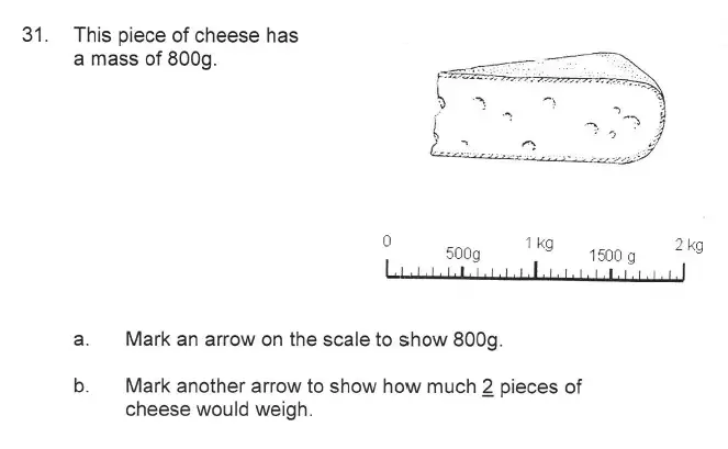 Question 36 - Solihull School – 9 Plus Maths Sample Paper 2