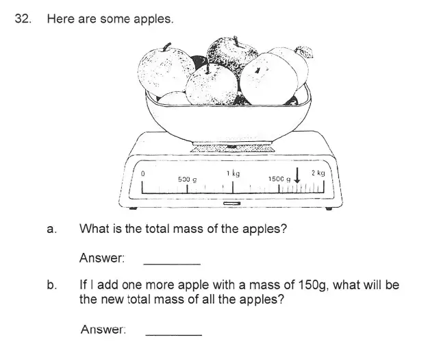 Question 37 - Solihull School – 9 Plus Maths Sample Paper 2