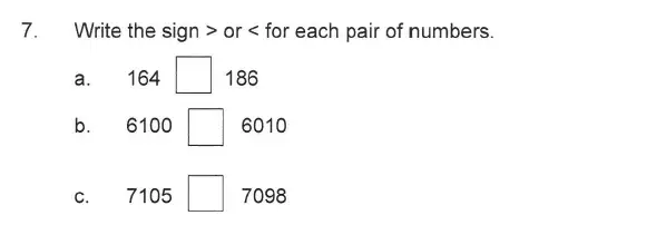 Question 7 - Solihull School – 9 Plus Maths Sample Paper 2
