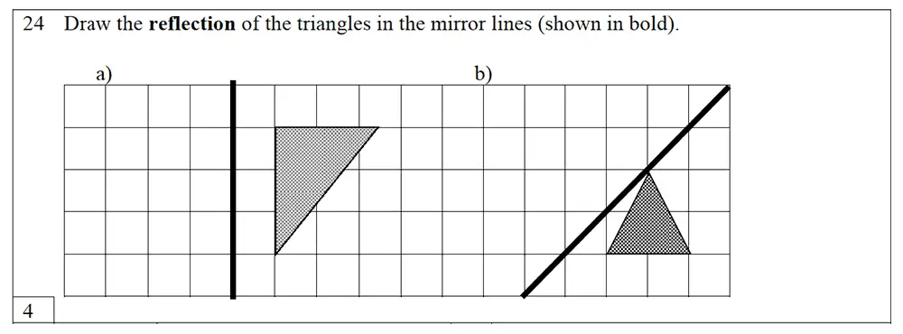Question 24 - Trinity School – 10 Plus Maths Practice Paper