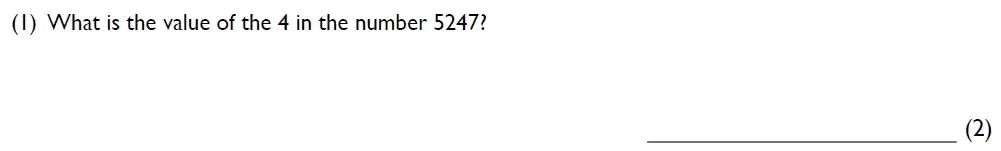 Question 01 - Westminster Cathedral Choir School – 8 Plus Maths Specimen Paper 1 - 2026