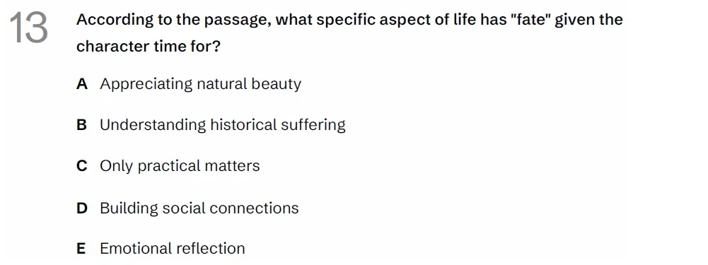 Question English(13) - BUCKS 11 Plus Exam Practice Papers 2026 - Pack 1 - Paper 1 - English & VR