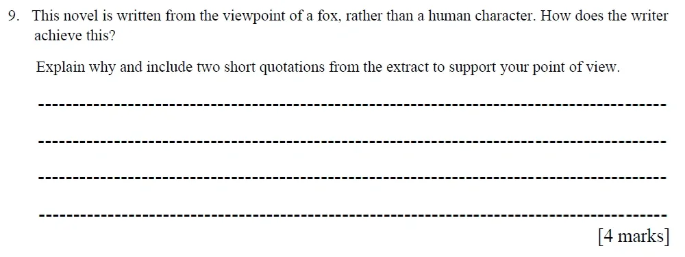 Question 09 - Eltham College – 11+ English Entrance Examination – 2026