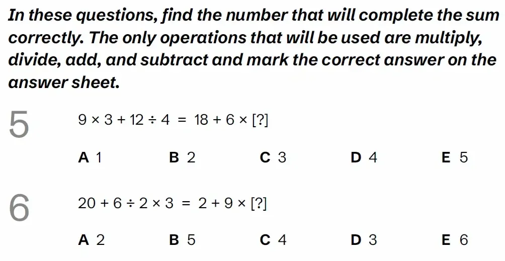 Question VR(05 & 06) - Kent 11 Plus Exam Practice Papers 2026 - Pack 1 - Paper 1 - VR, NVR, SR