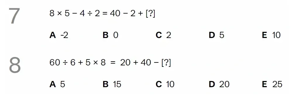 Question VR(07 & 08) - Kent 11 Plus Exam Practice Papers 2026 - Pack 1 - Paper 1 - VR, NVR, SR