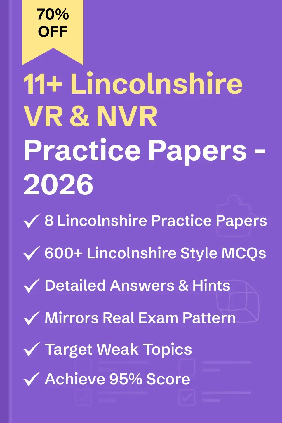 11+ Lincolnshire Practice Papers - image