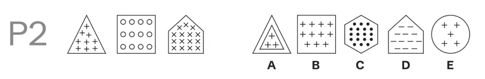 Question P02 - Lincolnshire 11 Plus Exam Practice Papers 2026 - Pack 2 - Paper 2 - NVR & SR