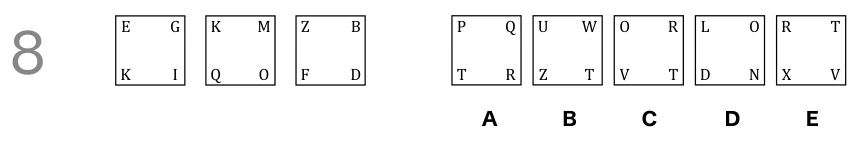 Question 08 - Lincolnshire 11 Plus Exam Practice Papers 2026 - Pack 2 - Paper 2 - NVR & SR