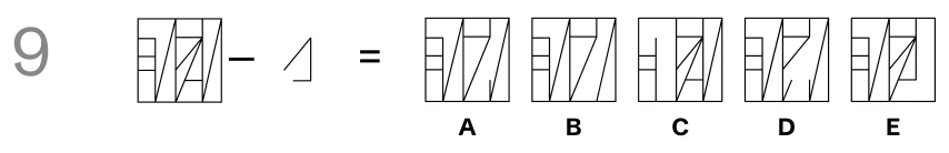 Question 09 - Lincolnshire 11 Plus Exam Practice Papers 2026 - Pack 3 - Paper 2 - NVR & SR