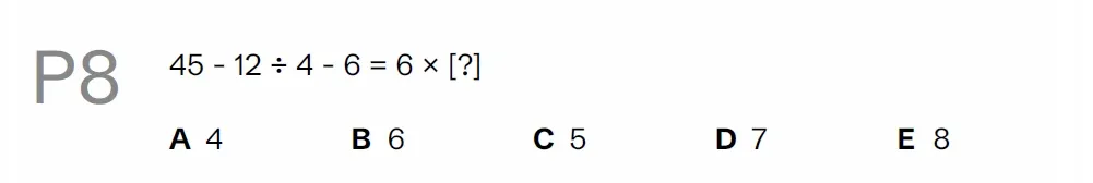 Question P08 - Lincolnshire 11 Plus Exam Practice Papers 2026 - Pack 1 - Paper 1 - VR